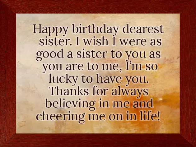 Birth Day Wishes For Sister