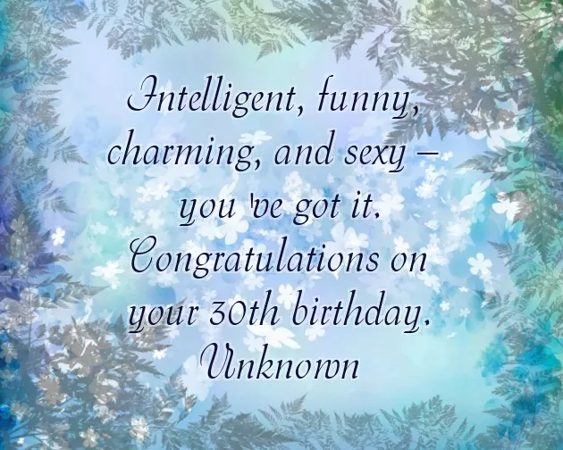 Wishes 30Th Birthday Wishes 30Th Birthday