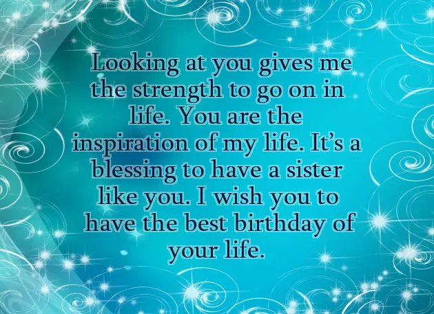 Birthday Wishes For Sister Simple