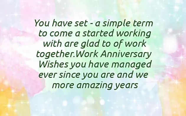 Congratulations 2 Years Work Anniversary