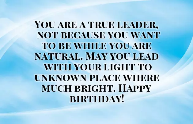 Birthday Wishes For My Boss Man