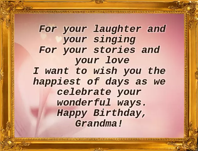 Happy Birthday Grandmother Quotes