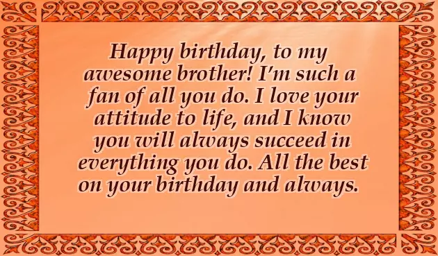 Birthday Wishes For My Only Brother Birthday Wishes For My Only Brother