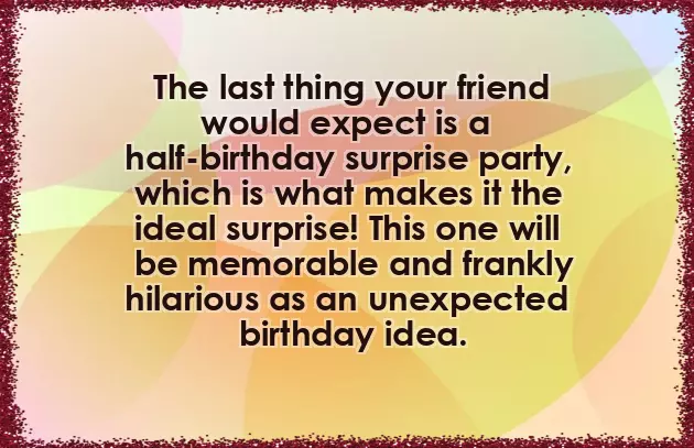 Birthday Surprise Birthday Surprise