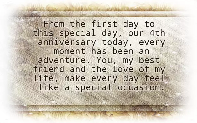 Four Year Anniversary Four Year Anniversary