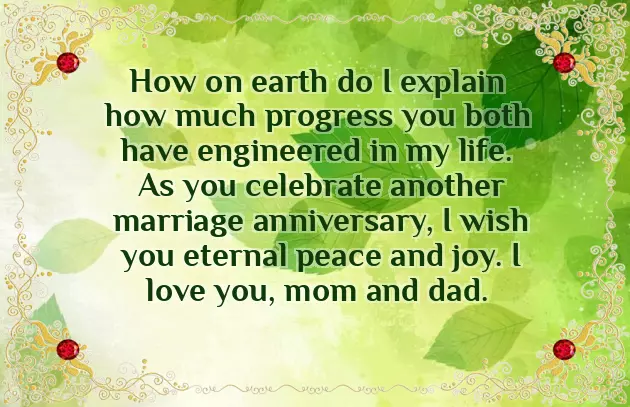 Anniversary Wishes For Father Mother