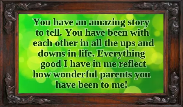 Wedding Anniversary Wishes For My Parents