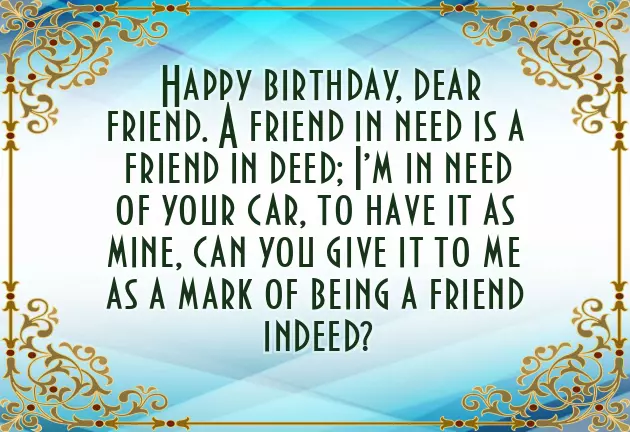 Happy Birthday To My Bestie Funny