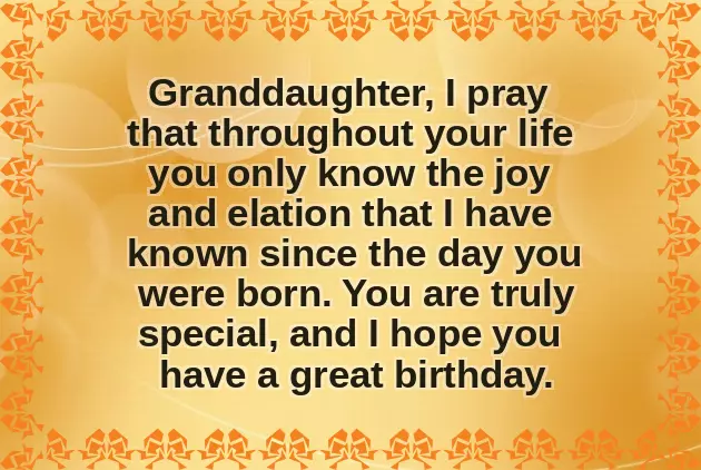 Birthday Wishes For A 9 Year Old Granddaughter