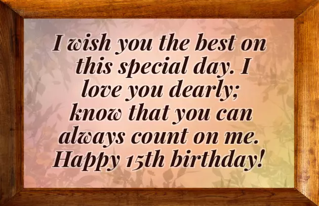 Daughter 15Th Birthday Wishes Daughter 15Th Birthday Wishes