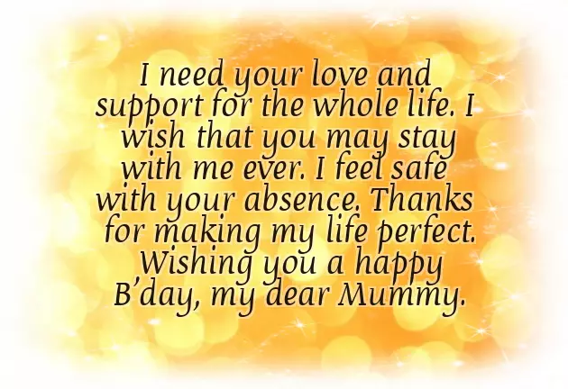 Birthday Mummy Status