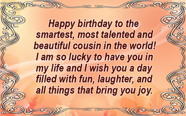 Birthday Wishes To A Cousin Sister Birthday Wishes To A Cousin Sister