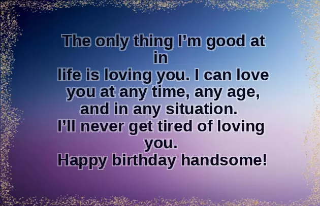 Happy Birthday To Husband In English