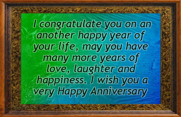 Marriage Anniversary Message