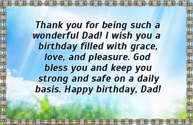 Happy Birthday To My Dear Father