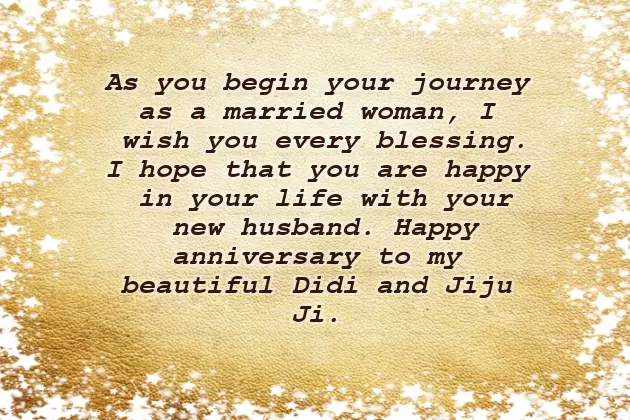 Best Anniversary Wishes For Sister