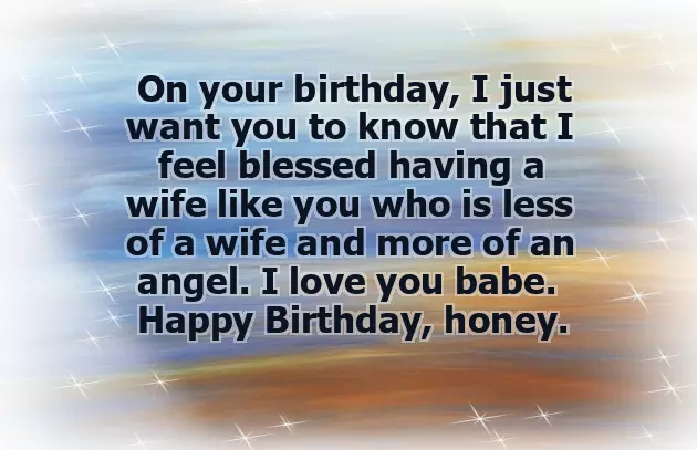 Wife Birthday Slogan