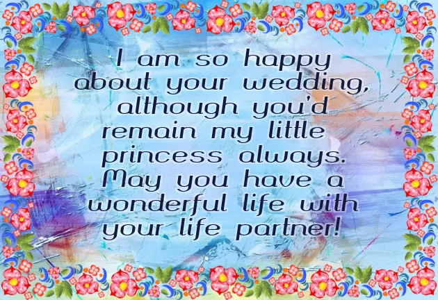 Congratulations To The Parents Of The Bride