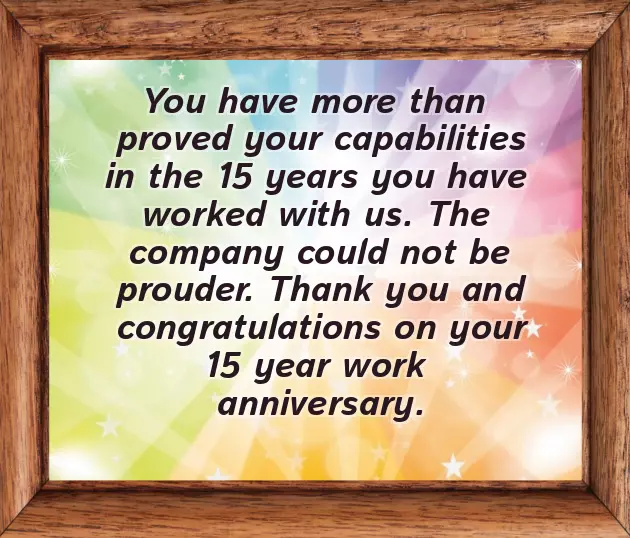 Congratulations To Coworker On Anniversary