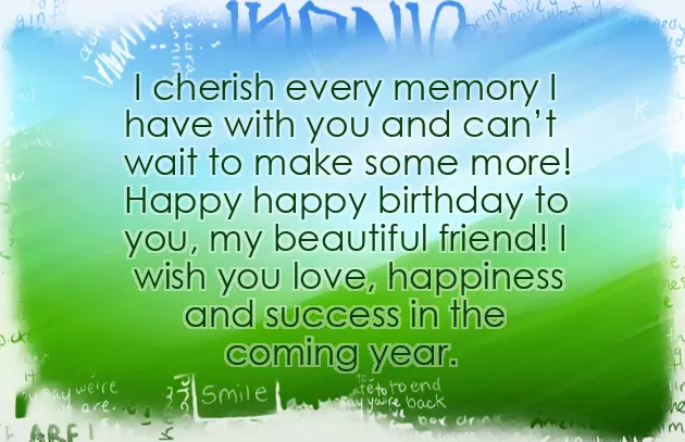 Birthday Wishes For Sister Like Friend