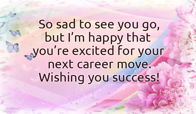 Best Wishes For Job Transfer