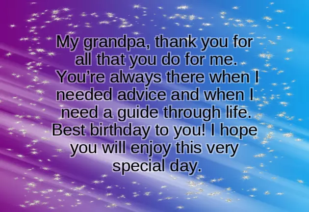 Best Wishes For Grandfather