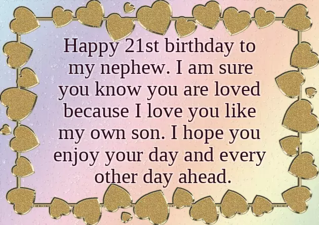 21St Birthday Wishes Nephew 21St Birthday Wishes Nephew