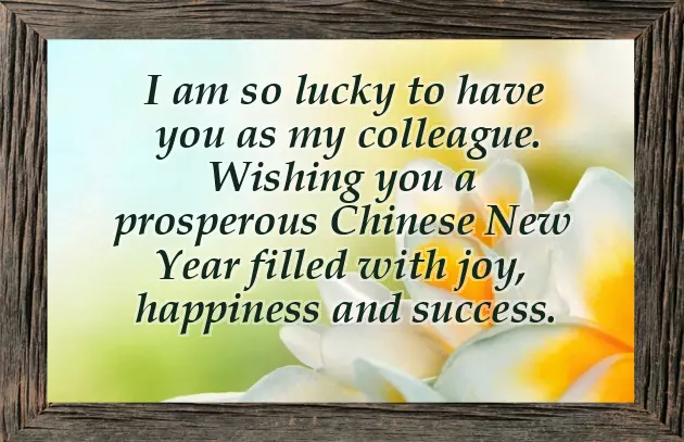 New Year Greetings To Colleagues