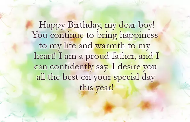 Sweet Birthday Wishes For Son Sweet Birthday Wishes For Son