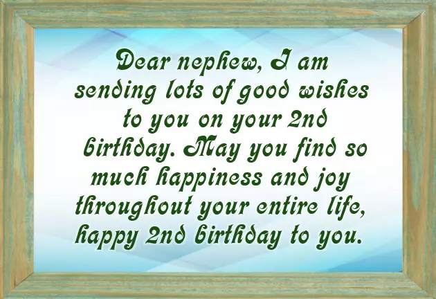 Today Is My Nephew Birthday