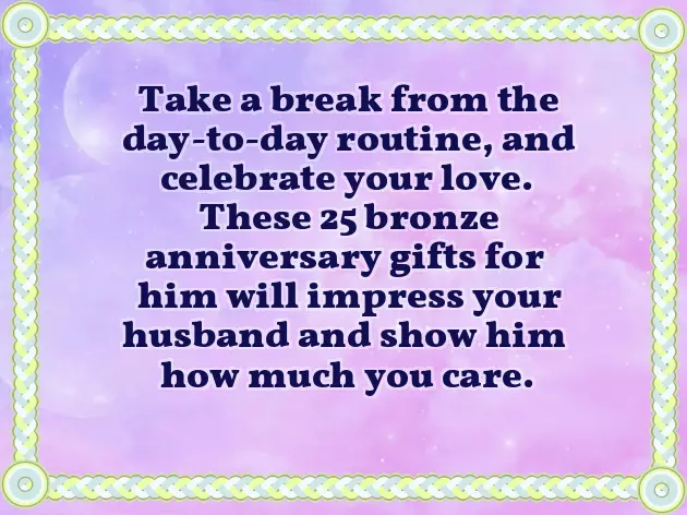 8Th Anniversary Gift For Him