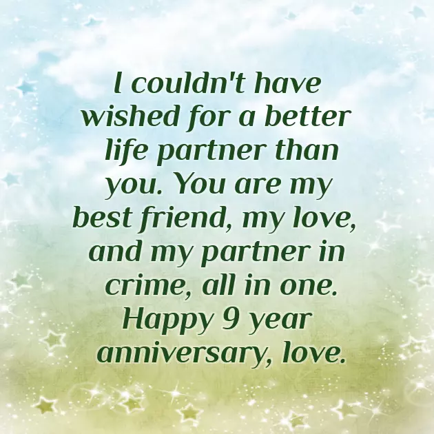 Ninth Wedding Anniversary Ninth Wedding Anniversary