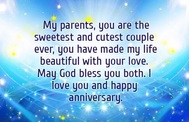 34Th Wedding Anniversary Wishes For Parents