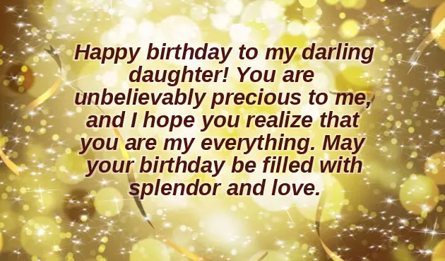 Wordings For Daughters Birthday
