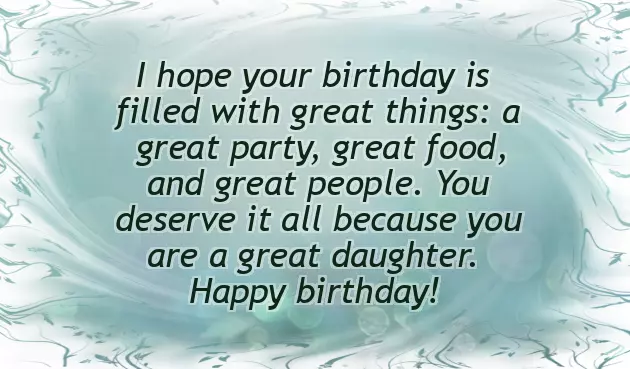 Special Words For Birthday Girl