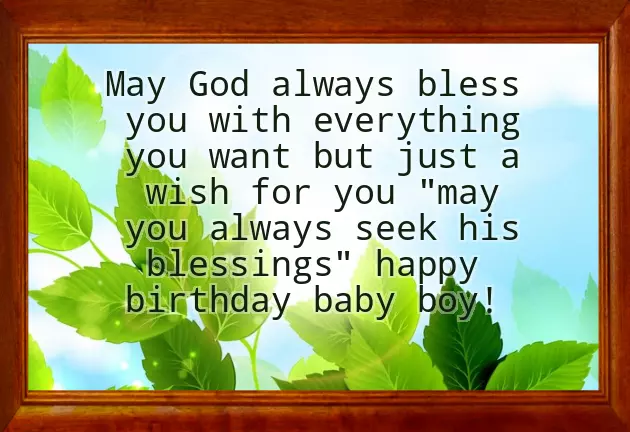 Birthday Wishes Baby Boy 1St Birthday