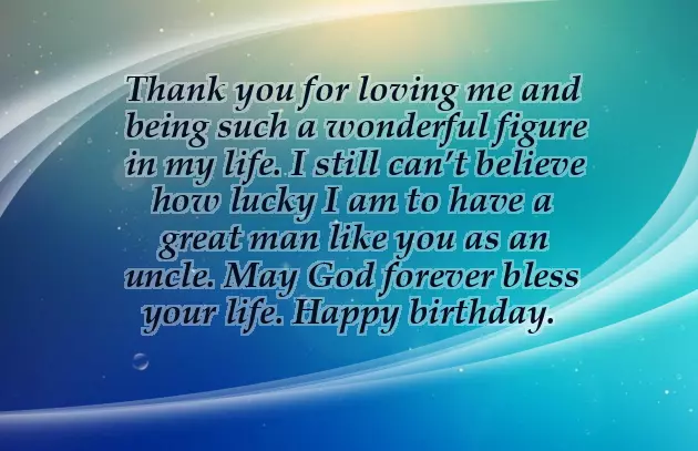 Happy Birthday From Uncle To Nephew