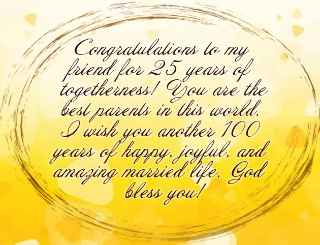 Happy Anniversary Wishes For Friends Parents