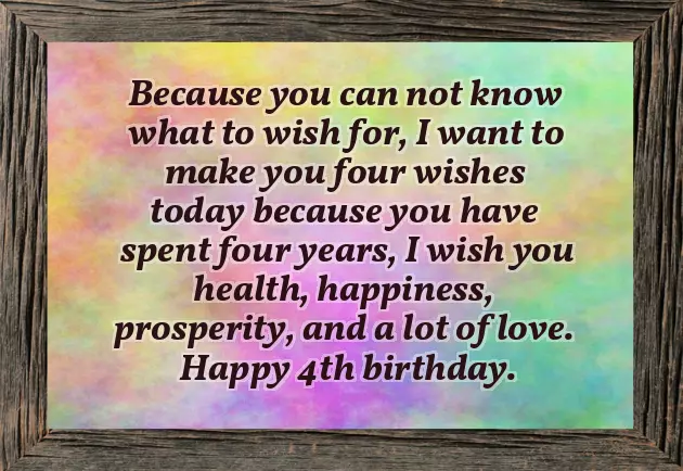 Baby Boy 4Th Birthday Quotes