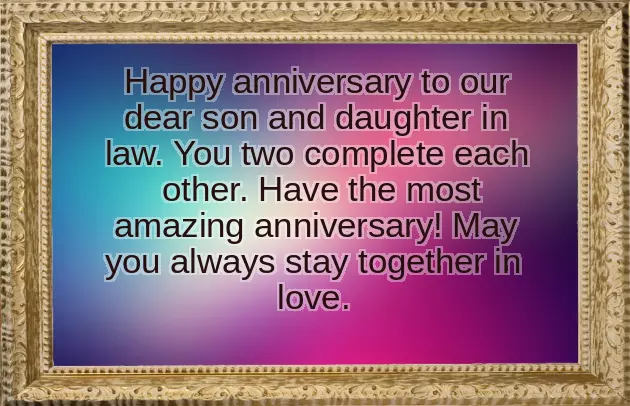 Parents In Laws Anniversary Wishes