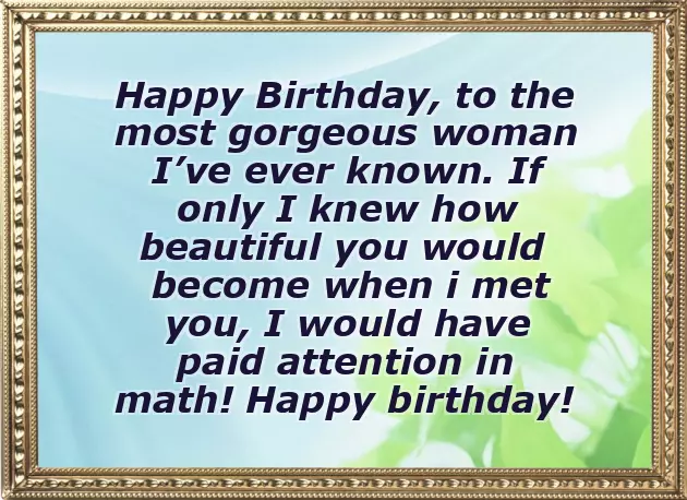 Simple Wife Birthday Wishes