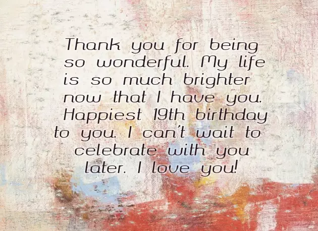 Happy 19Th Birthday Quotes