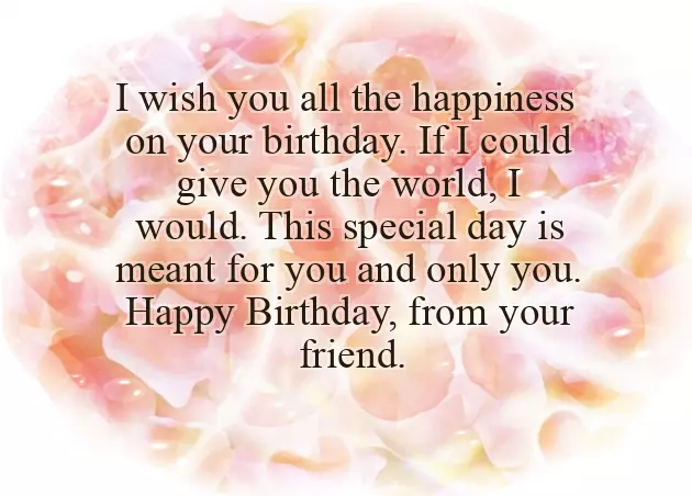 Birthday Quotes For Very Close Friend