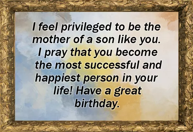 Birthday Wishes For My Beloved Son
