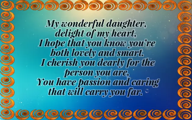 Poem For Daughter