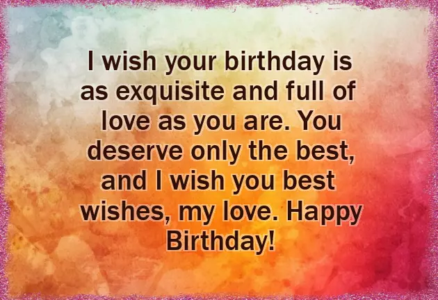 Best Birthday Wishes For Girlfriend