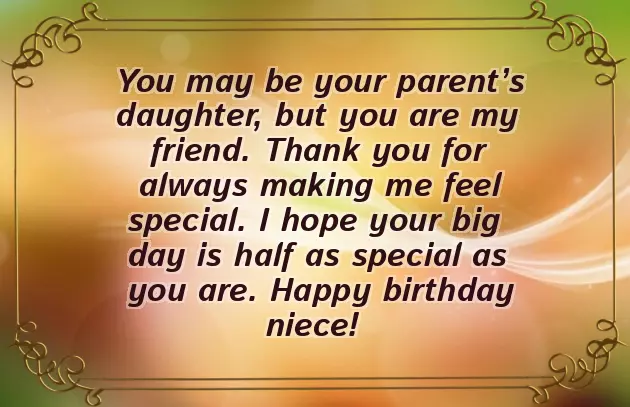 Birthday Message To My Niece Birthday Message To My Niece