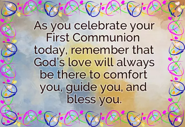 First Communion Wishes