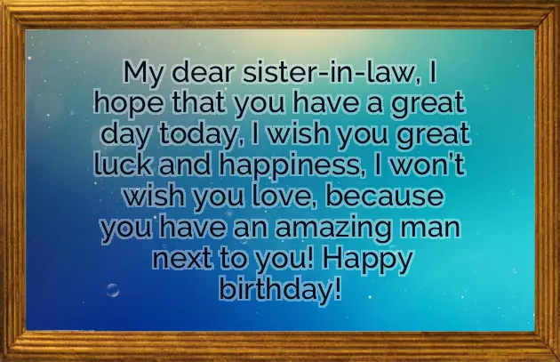 Happy Birthday Wishes Brother Wife