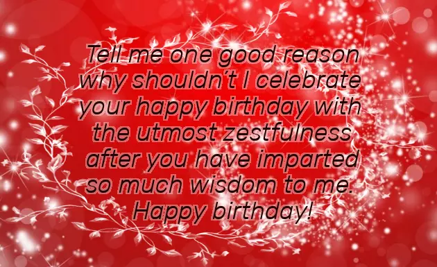 Birthday Wishes For An Inspiring Person